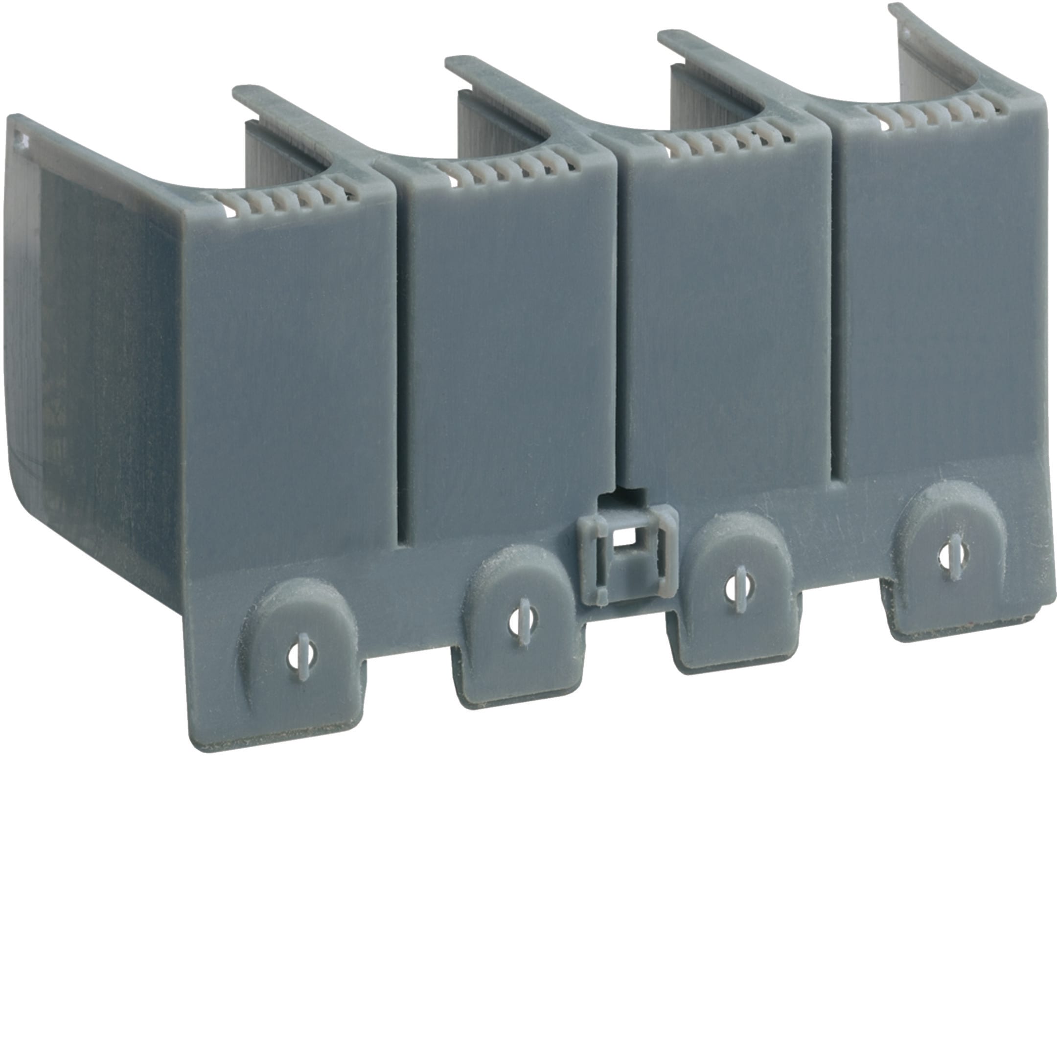 HAGER BOCCHIOTTI - Kit 2 calotte attacchi anteriori prolungati per interruttore h3 x250 4P