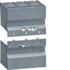 HAGER BOCCHIOTTI - Kit 2 calotte attacchi anteriori dritti per interruttore h3+ P160 3P