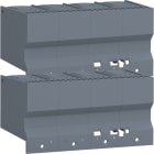 HAGER BOCCHIOTTI - Kit 2 calotte attacchi anteriori dritti per interruttore h3+ P160 4P