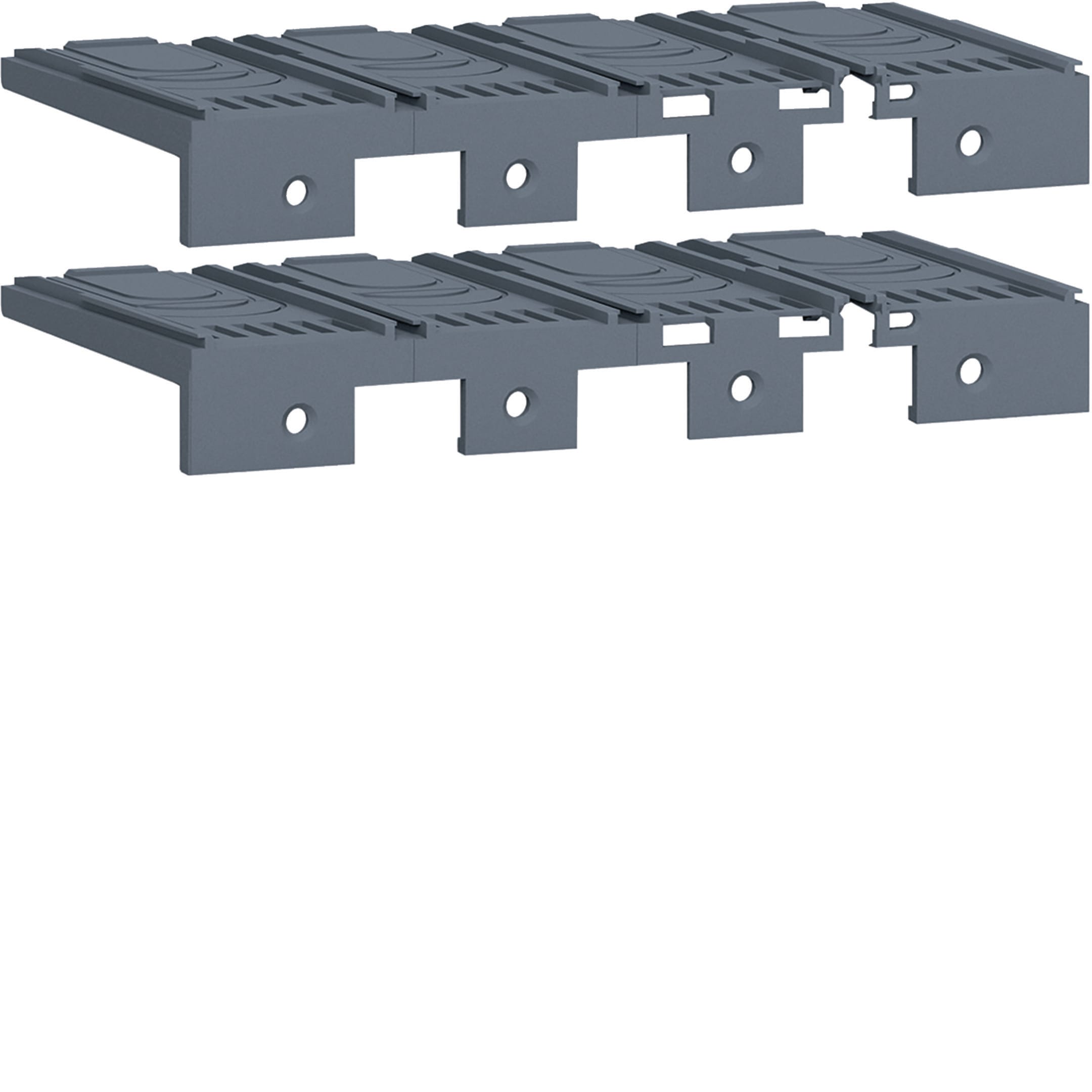 HAGER BOCCHIOTTI - Kit 2 calotte attacchi posteriori/versione rimovibile per h3+ P160 4P