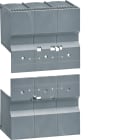 HAGER BOCCHIOTTI - Kit 2 calotte attacchi anteriori dritti per interruttore h3+ P250 3P
