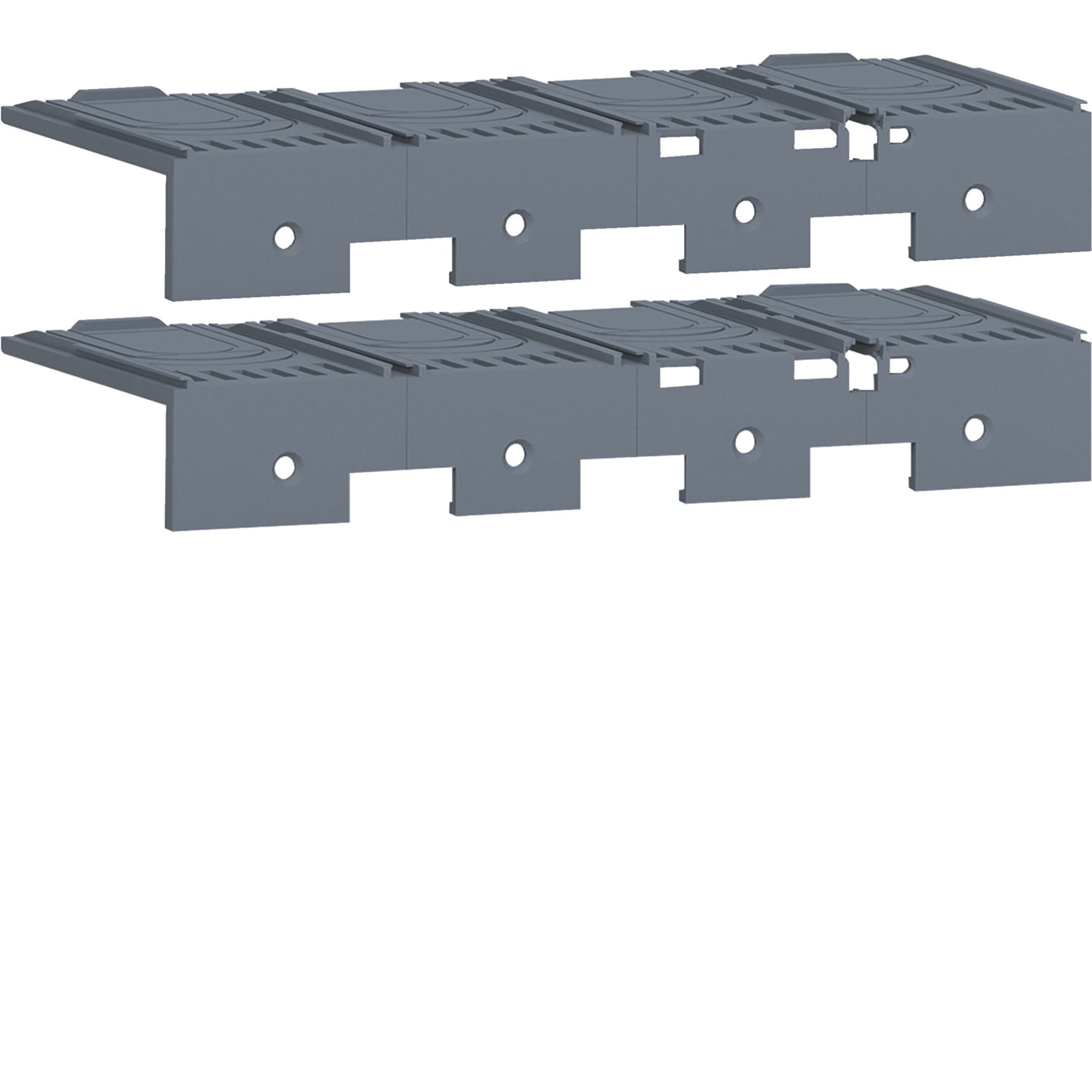 HAGER BOCCHIOTTI - Kit 2 calotte attacchi posteriori/versione rimovibile per h3+ P250 4P