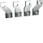 HAGER BOCCHIOTTI - Kit 3 attacchi anteriori divaricati per interruttore h3 x630, h3+ P630 4P 630A