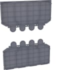 HAGER BOCCHIOTTI - Kit 2 piastre di isolamento posteriori per HYW024H per h3 x630, h3+ P630