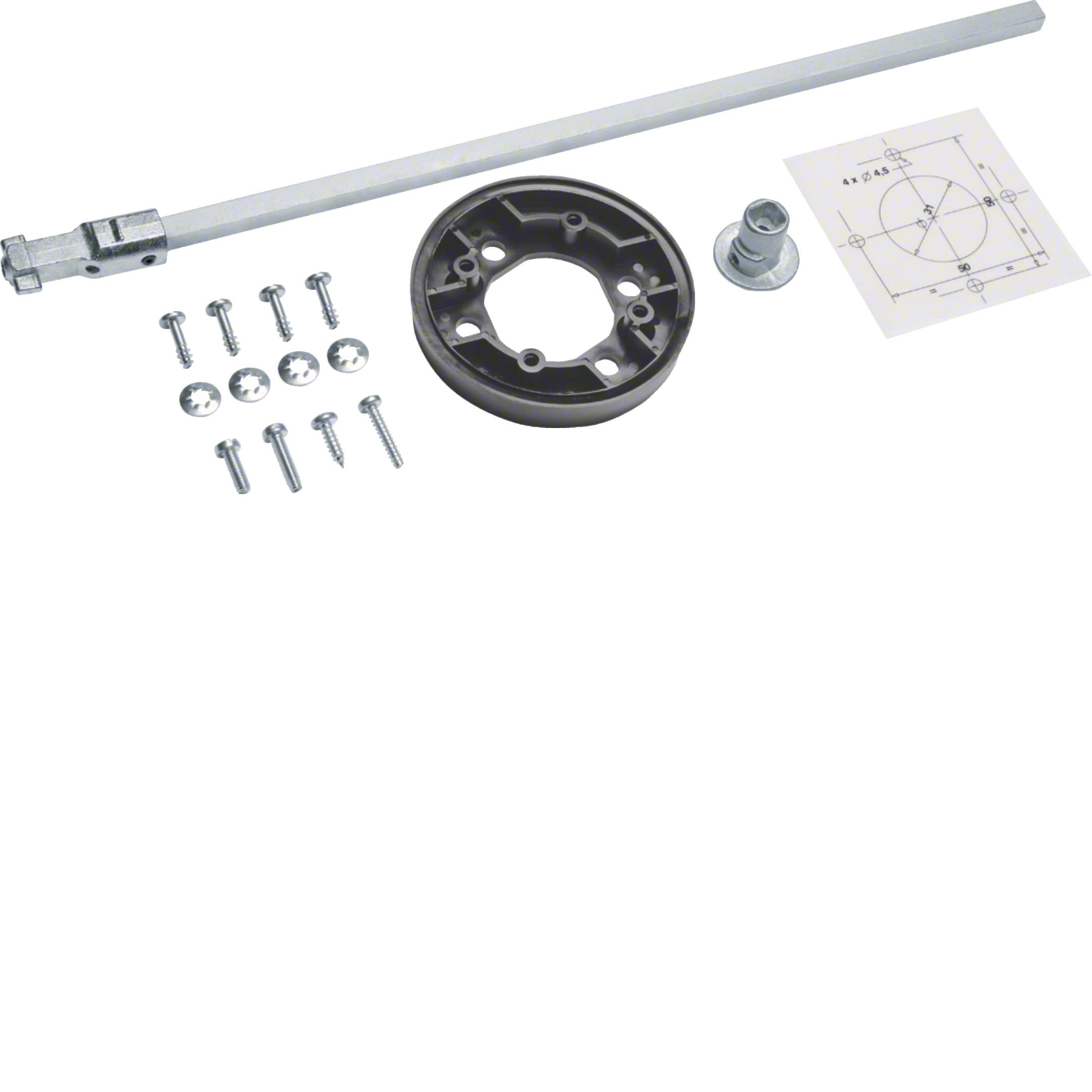 HAGER BOCCHIOTTI - Prolunga 320 mm per commutatori di manovra HI 4P 100-125 A