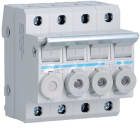 HAGER BOCCHIOTTI - interruttore portafusibile combinato 10.3X38 3P+N 3 moduli DIN