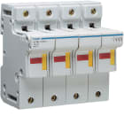HAGER BOCCHIOTTI - Portafusibile non accessoriabile 14x51 3P+N 6 moduli DIN
