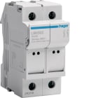 HAGER BOCCHIOTTI - Portafusibile 10.3X38 2P 2 moduli DIN