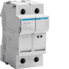 HAGER BOCCHIOTTI - Portafusibile 10.3X38 1P+N 2 moduli DIN