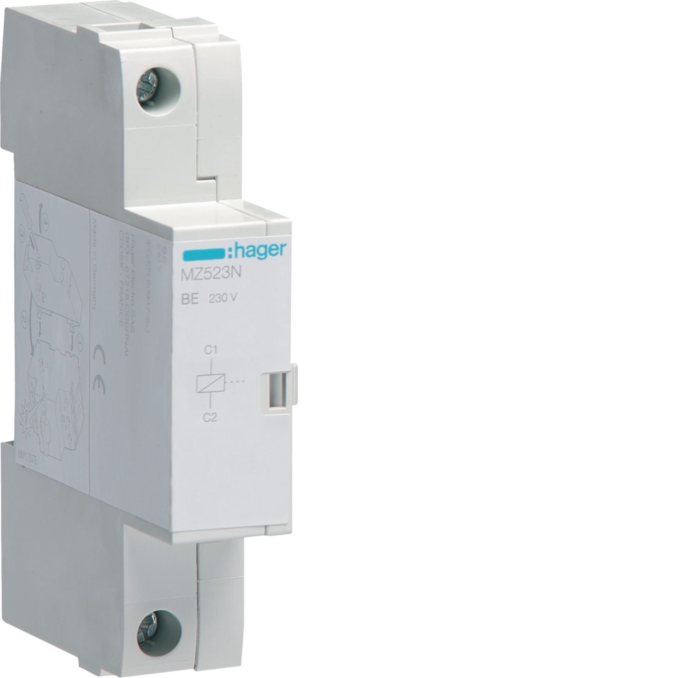 HAGER BOCCHIOTTI - Bobina lancio di corrente 230V 50Hz 1 modulo DIN