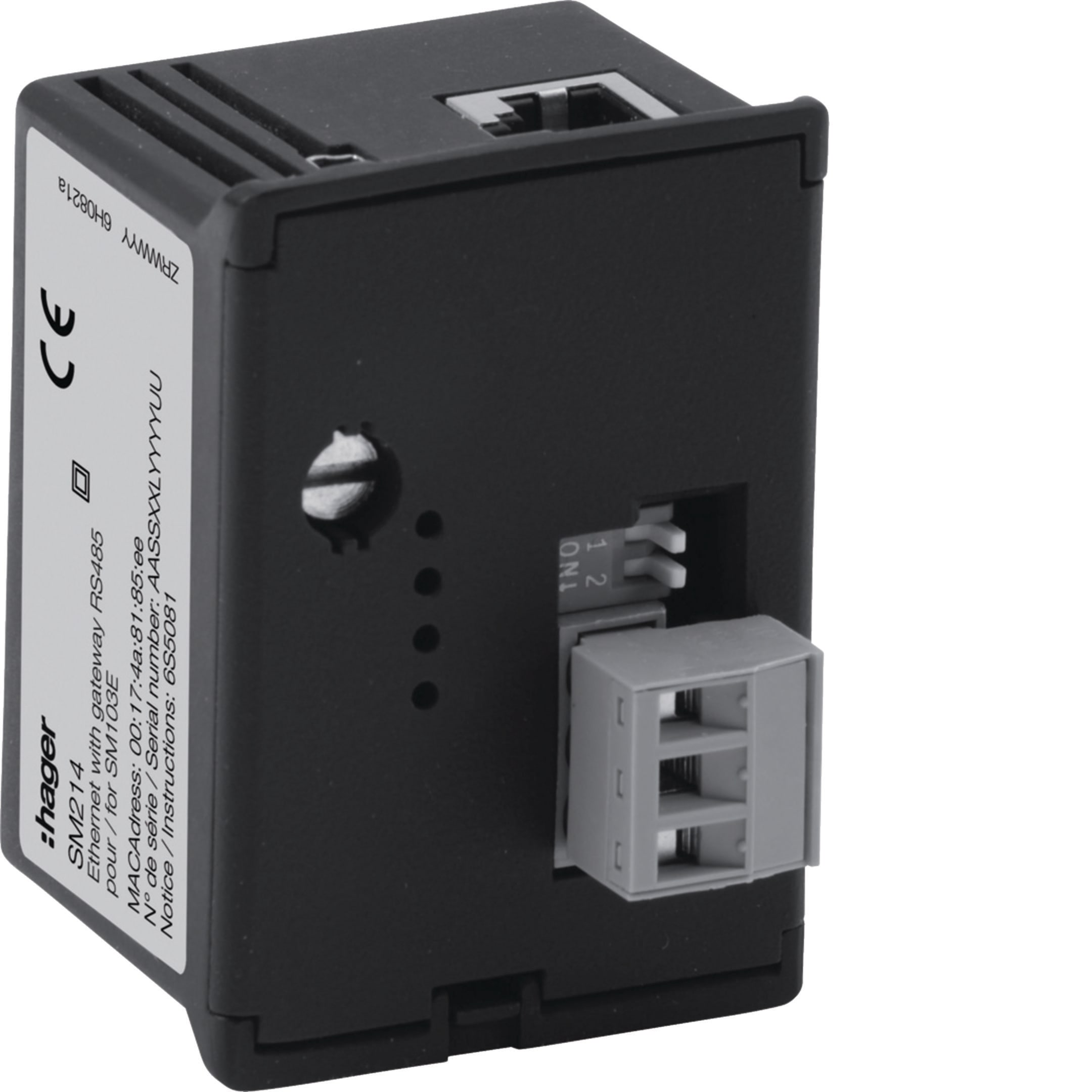 HAGER BOCCHIOTTI - Modulo IP+RS485 Jbus per SM103E