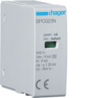 HAGER BOCCHIOTTI - Cartuccia T3 1P Uc 264V In 5kA Uoc 6kV Up 1.25kV