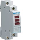 HAGER BOCCHIOTTI - 1 segnalatore luminoso triplo 230 V AC 3 led rossi 1 modulo DIN