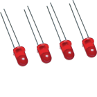 HAGER BOCCHIOTTI - Kit di 4 LED rossi per comandi da incasso