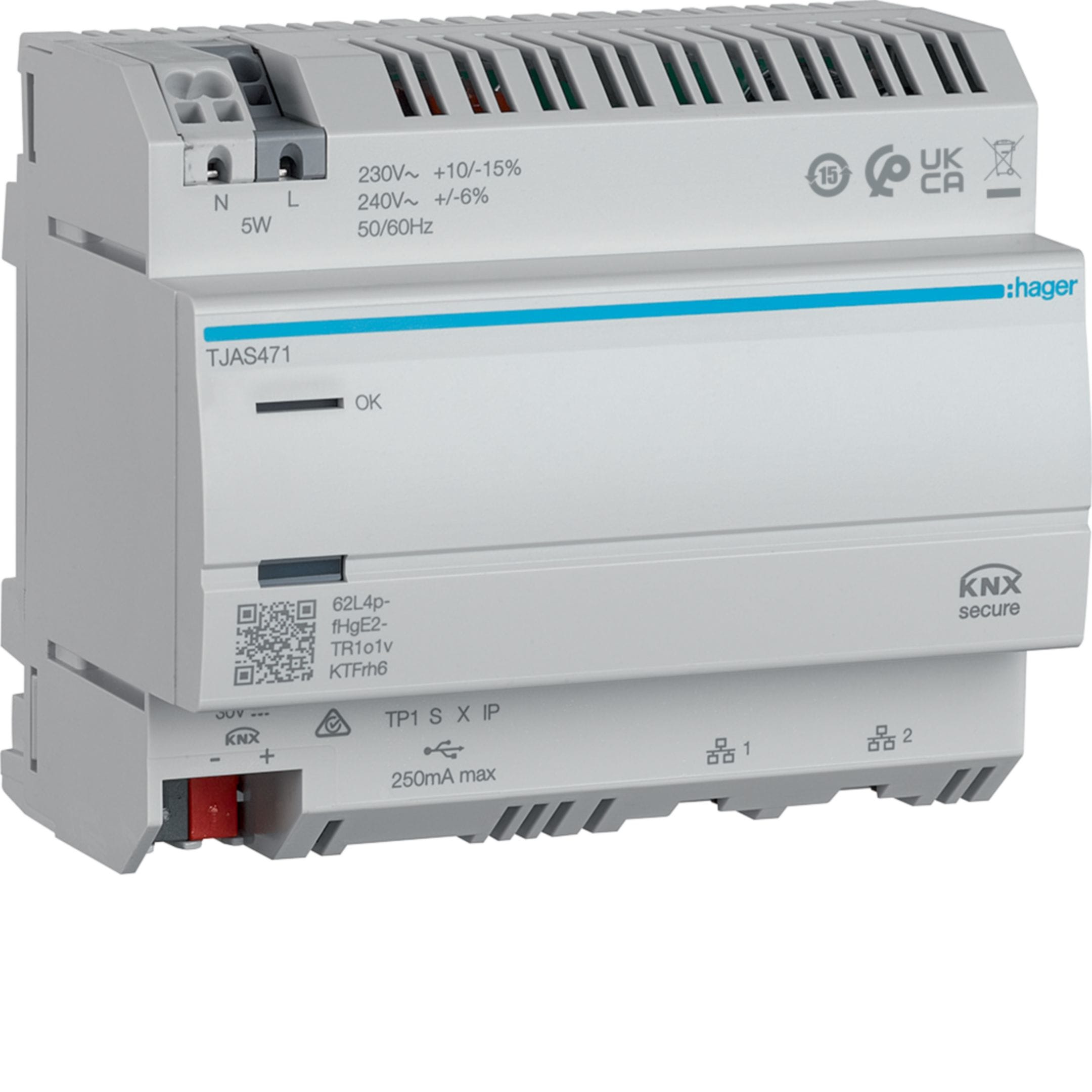 HAGER BOCCHIOTTI - MOD.KNX TP-IP IOT+EASY+DOMOVEA PLUS 6M