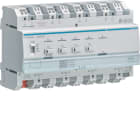 HAGER BOCCHIOTTI - Modulo TP KNX Secure dimmer 4 uscite 300W combinabili 230V AC ETS 8M