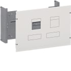HAGER BOCCHIOTTI - Kit per 2 scatolati fissi differenziali verticali P250 H400 L600 quadro evo