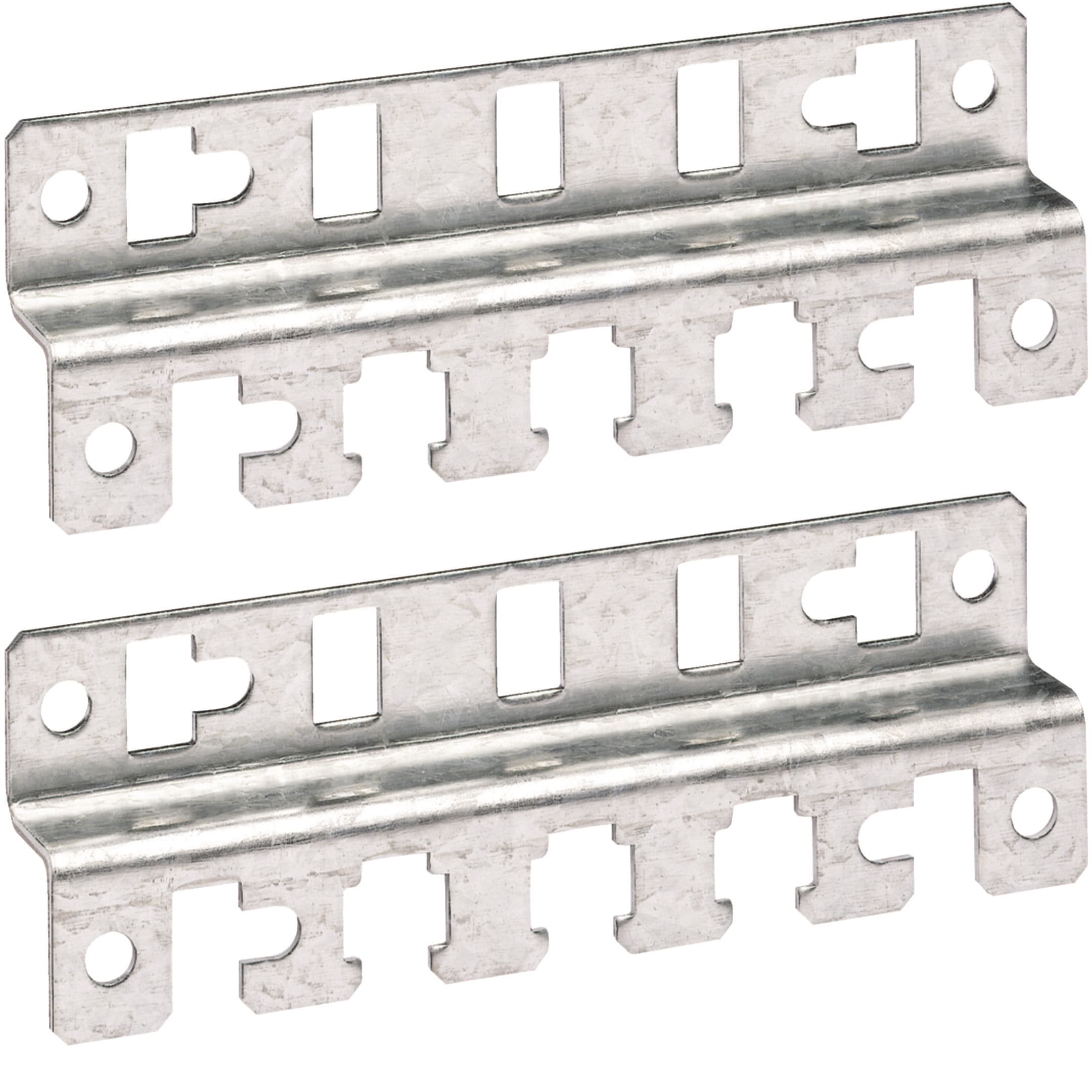 HAGER BOCCHIOTTI - Staffa universale in lamiera zincata L185 quadro 4 / quadro 5