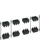 HAGER BOCCHIOTTI - Kit di 8 supporti barre 4P + tiranti per 2 barra 10 mm per fase quadro evo