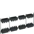 HAGER BOCCHIOTTI - Kit di 8 supporti barre 4P + tiranti per 3 barra 10 mm per fase quadro evo