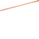 HAGER BOCCHIOTTI - Barra in rame forata e filettata M6 sezione 20x5 L1000