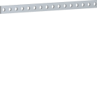 HAGER BOCCHIOTTI - Barra in rame forata e filettata M6 sezione 20x5 L1750