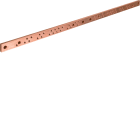 HAGER BOCCHIOTTI - Barra in rame forata e filettata M6 sezione 30x10 L880