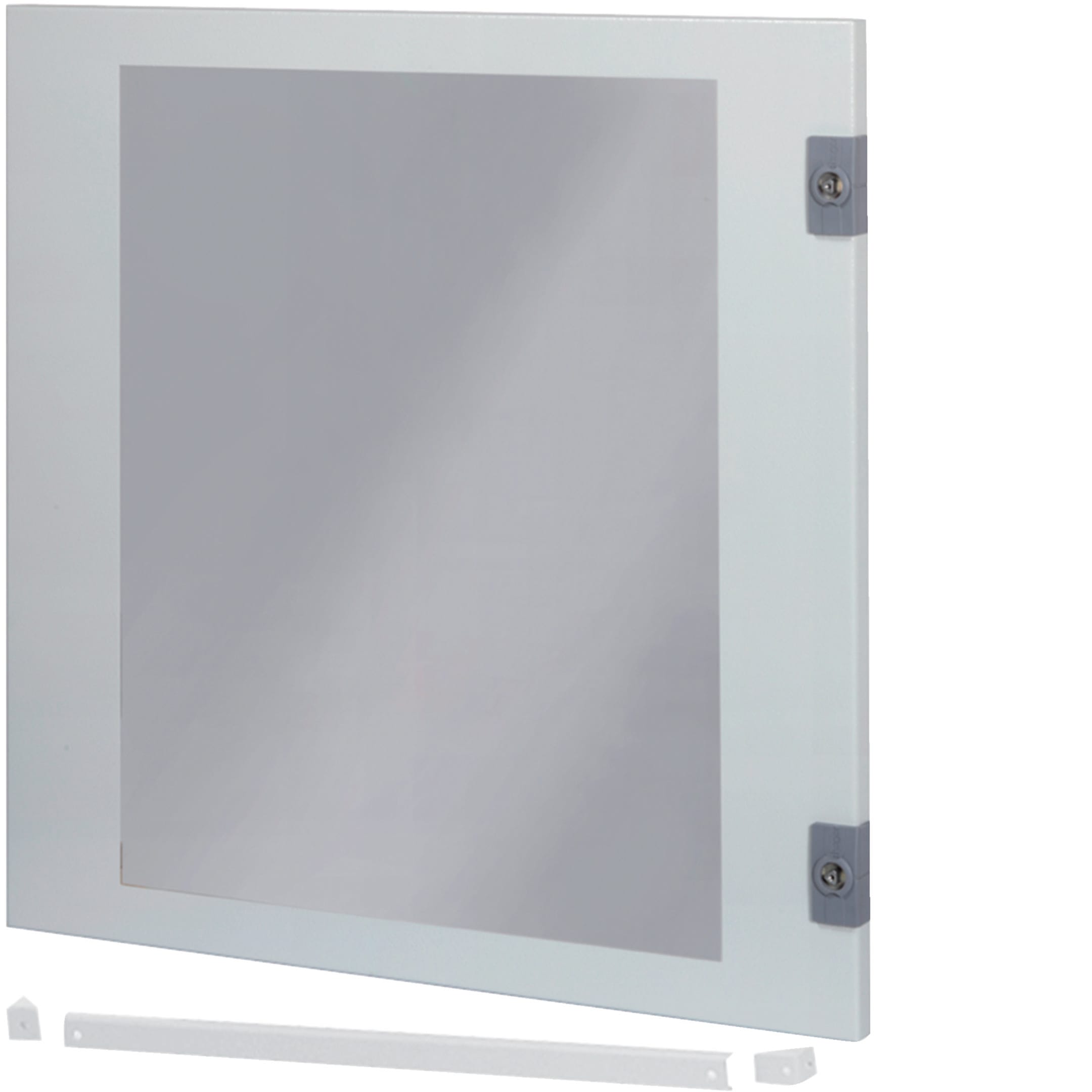 HAGER BOCCHIOTTI - Porta modulare trasparente IP54 H800 L600 RAL7035 venezia