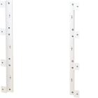 HAGER BOCCHIOTTI - Coppia di elementi di fissaggio per pannelli H800 RAL7035 venezia