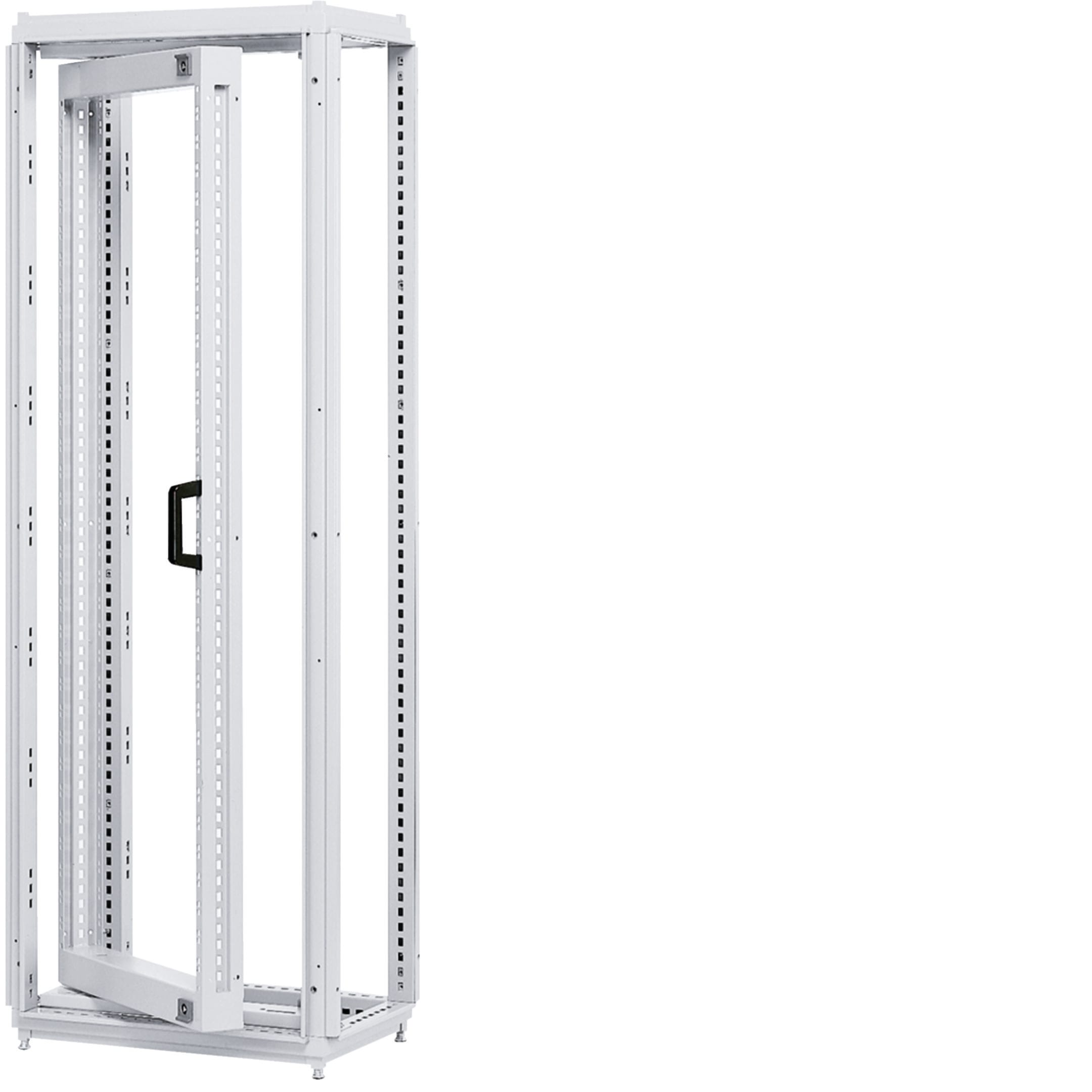 HAGER BOCCHIOTTI - Telaio rack dati a cerniera H1800 L800 RAL7035 venezia
