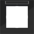 HAGER BOCCHIOTTI - CORNICE 1-POSTO, ETICH A.1, NERO LUCIDO