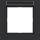 HAGER BOCCHIOTTI - CORNICE 1-POSTO, ETICH A.1, NERO OPACO