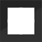 HAGER BOCCHIOTTI - CORNICE LED  1-POSTO, A.1, NERO LUCIDO