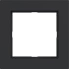 HAGER BOCCHIOTTI - CORNICE LED  1-POSTO, A.1, NERO OPACO