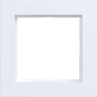 HAGER BOCCHIOTTI - CORNICE LED  1-POSTO, A.1, BIANCO LUCIDO