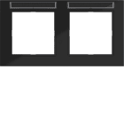 HAGER BOCCHIOTTI - CORNICE 2-P ORIZ, ETICH A.1, NERO LUCIDO