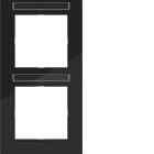 HAGER BOCCHIOTTI - CORNICE 2-P VERT, ETICH A.1, NERO LUCIDO