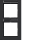HAGER BOCCHIOTTI - CORNICE 2-P VERT, ETICH A.1, NERO OPACO