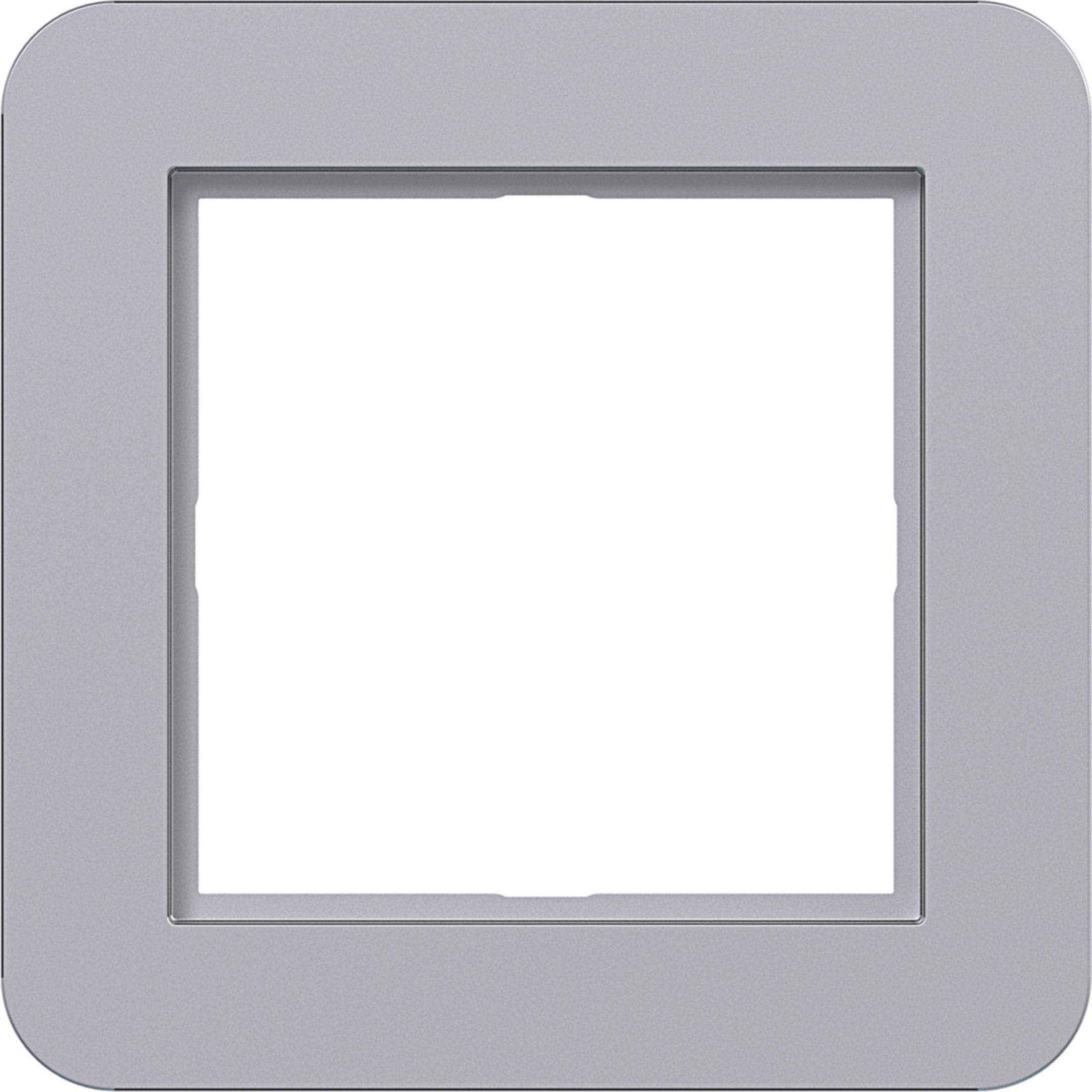 HAGER BOCCHIOTTI - CORNICE LED  1-POSTO, C.1, TITANIO MET