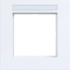 HAGER BOCCHIOTTI - CORNICE 1-POSTO, ETICH A.8, BIANCO LUC