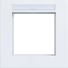 HAGER BOCCHIOTTI - CORNICE 1-POSTO, ETICH A.8, BIANCO OPACO