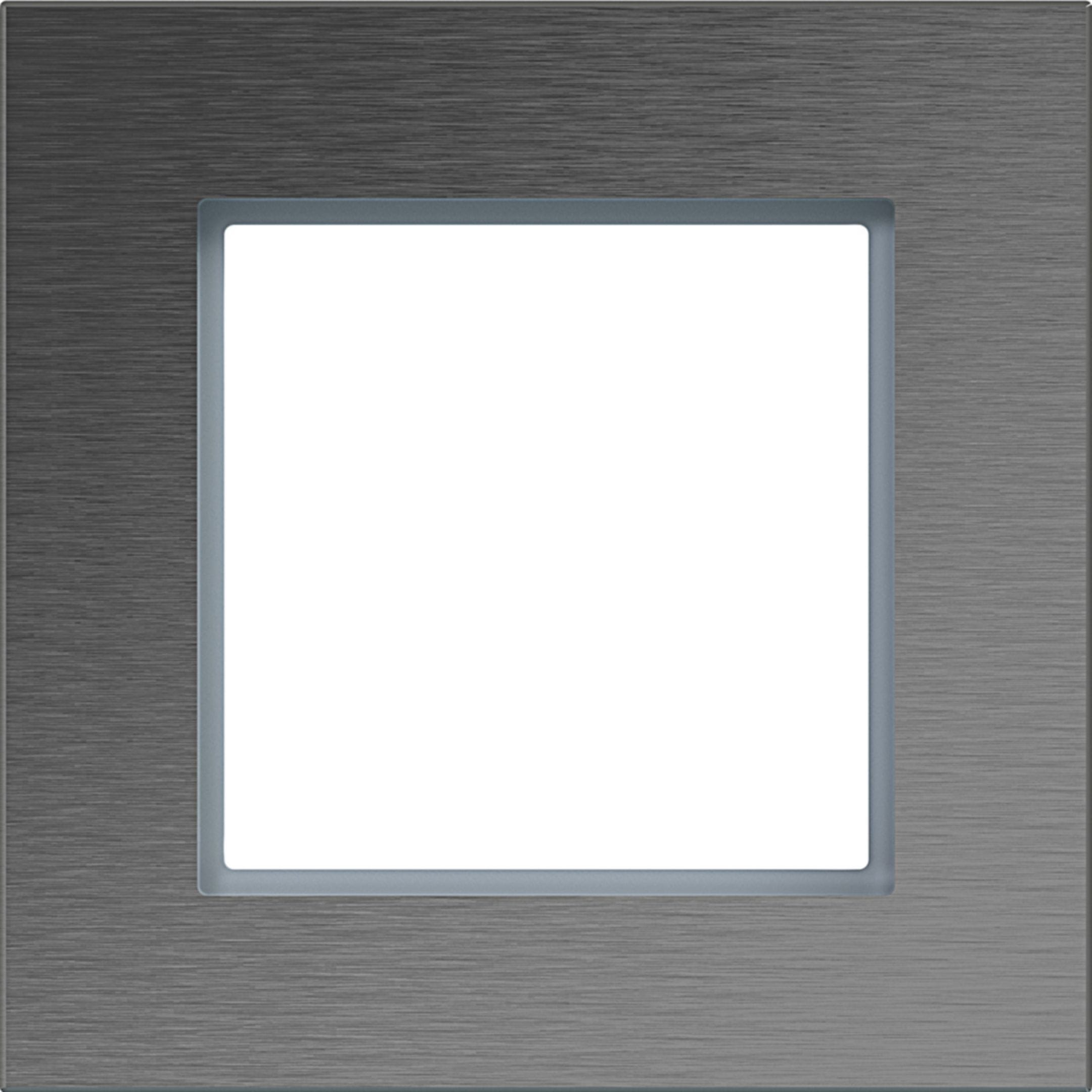HAGER BOCCHIOTTI - CORNICE LED 1-P A.8 INOX OP MET SPAZ.