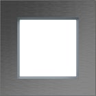 HAGER BOCCHIOTTI - CORNICE LED 1-P A.8 INOX OP MET SPAZ.