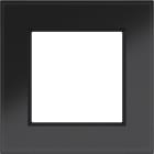HAGER BOCCHIOTTI - CORNICE LED  1-P, A.8, VETRO NERO LUCIDO