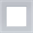 HAGER BOCCHIOTTI - CORNICE LED  1-P, A.8, VETRO BIANCO OP