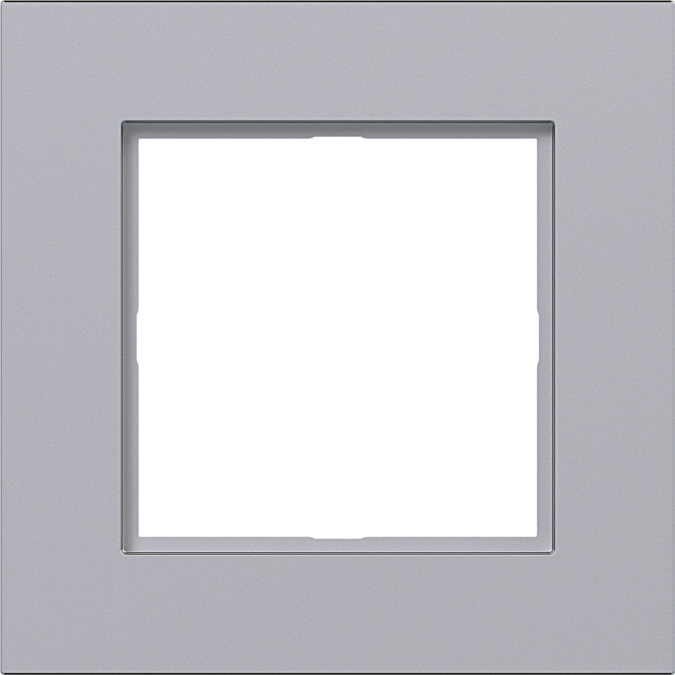 HAGER BOCCHIOTTI - CORNICE LED  1-POSTO, A.8, TITANIO MET