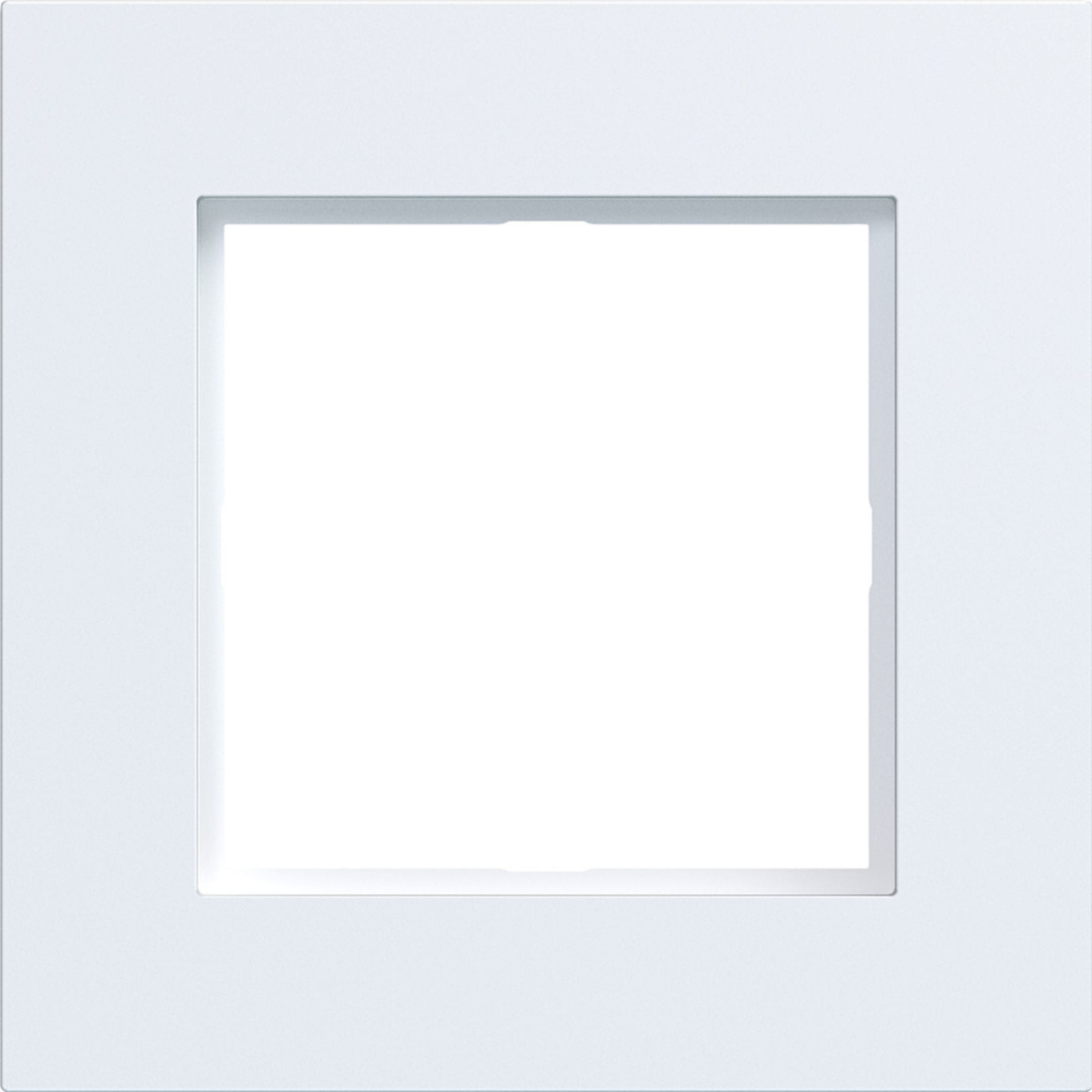 HAGER BOCCHIOTTI - CORNICE LED 1-POSTO, A.8, BIANCO LUCIDO