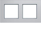 HAGER BOCCHIOTTI - CORNICE 2-P ORIZ, A.8, ALU OP, ALU SPAZ.