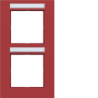 HAGER BOCCHIOTTI - CORNICE 2-P VERT, ETICH A.8, ROSSO LUC