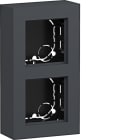 HAGER BOCCHIOTTI - SCATOLA 2-P PIATTO PARETE A.8 ANT OP